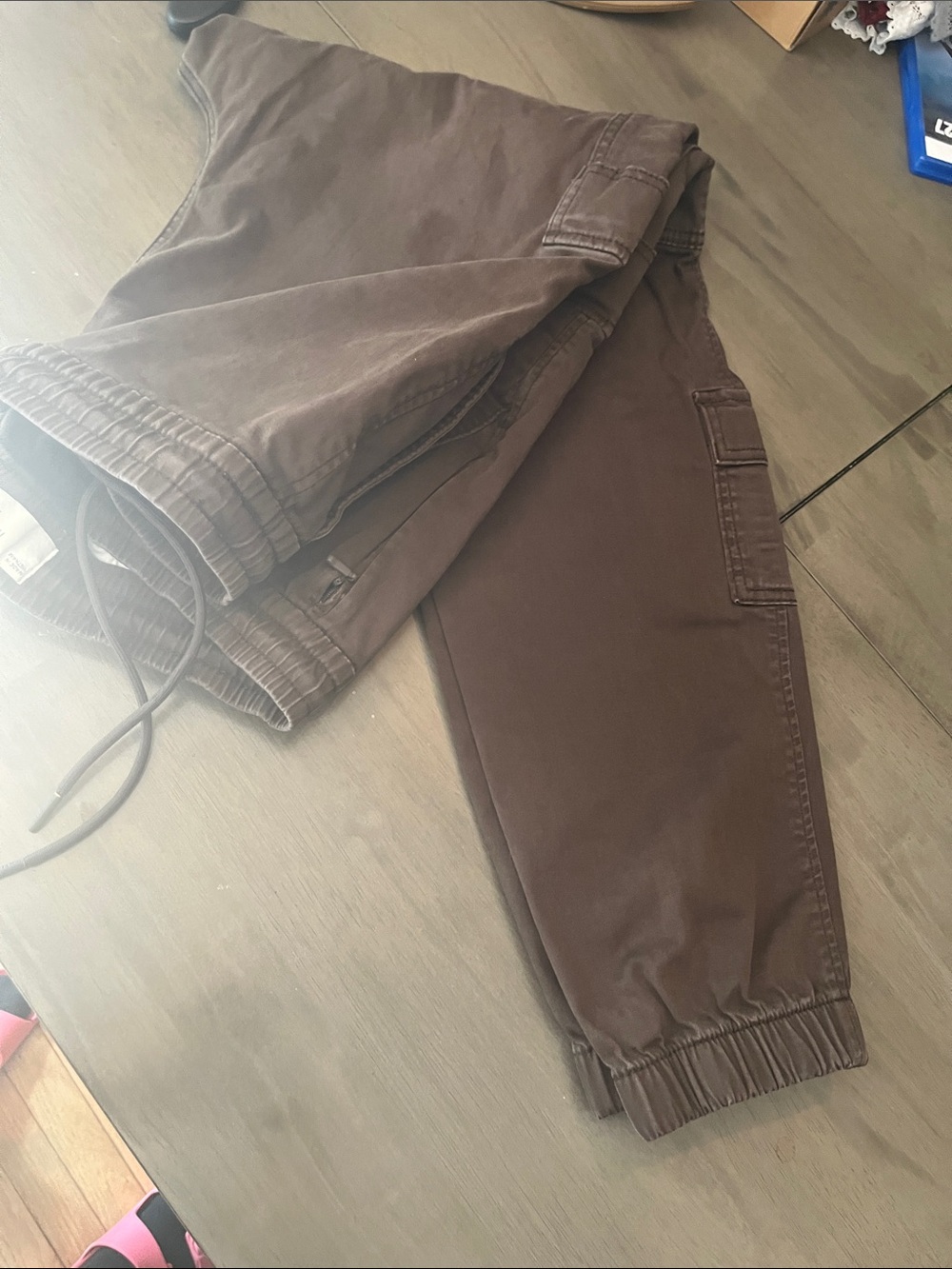 Hollister Dark Brown Men's Jogger Sweatpants